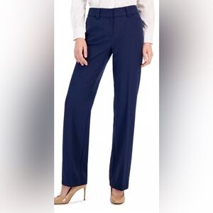 INC International Concepts Navy Boot-Cut Dress Pants